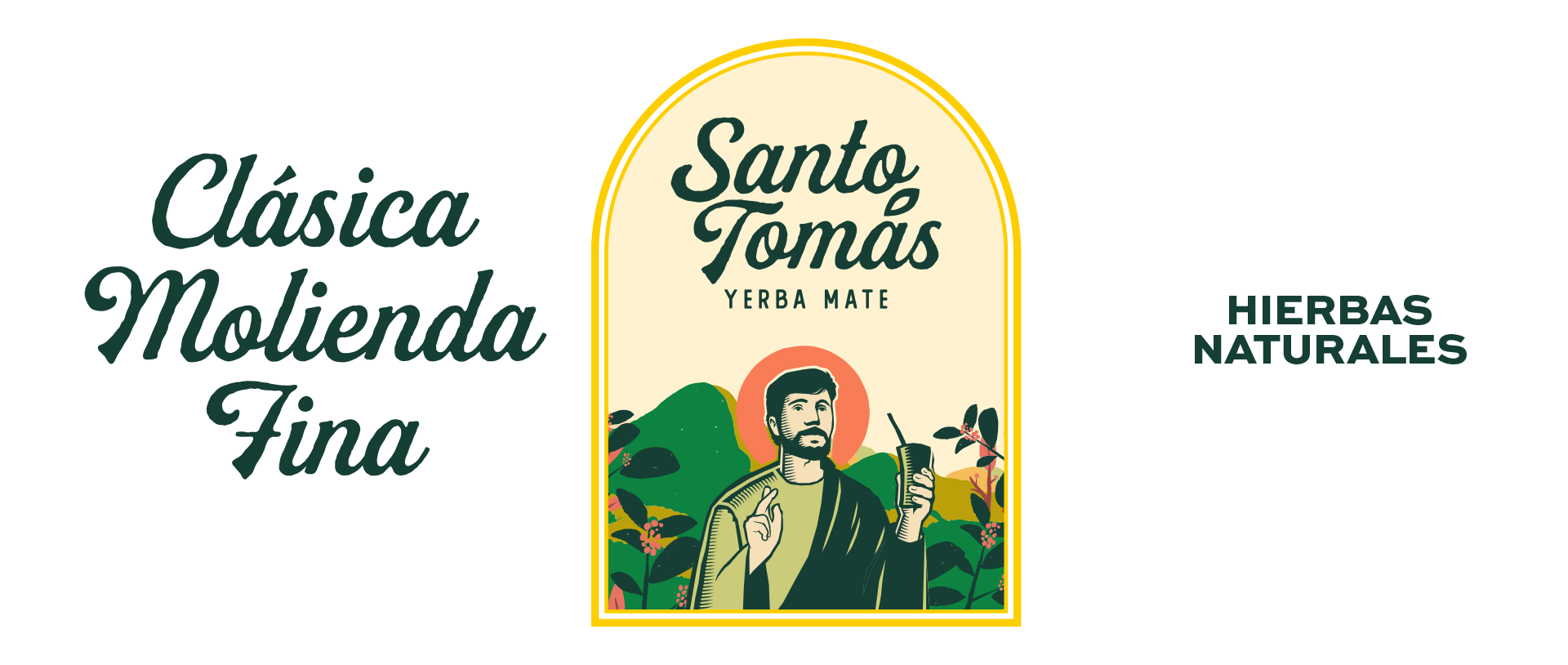 Santo Tomás Clásica Molienda Fina, hierbas naturales
