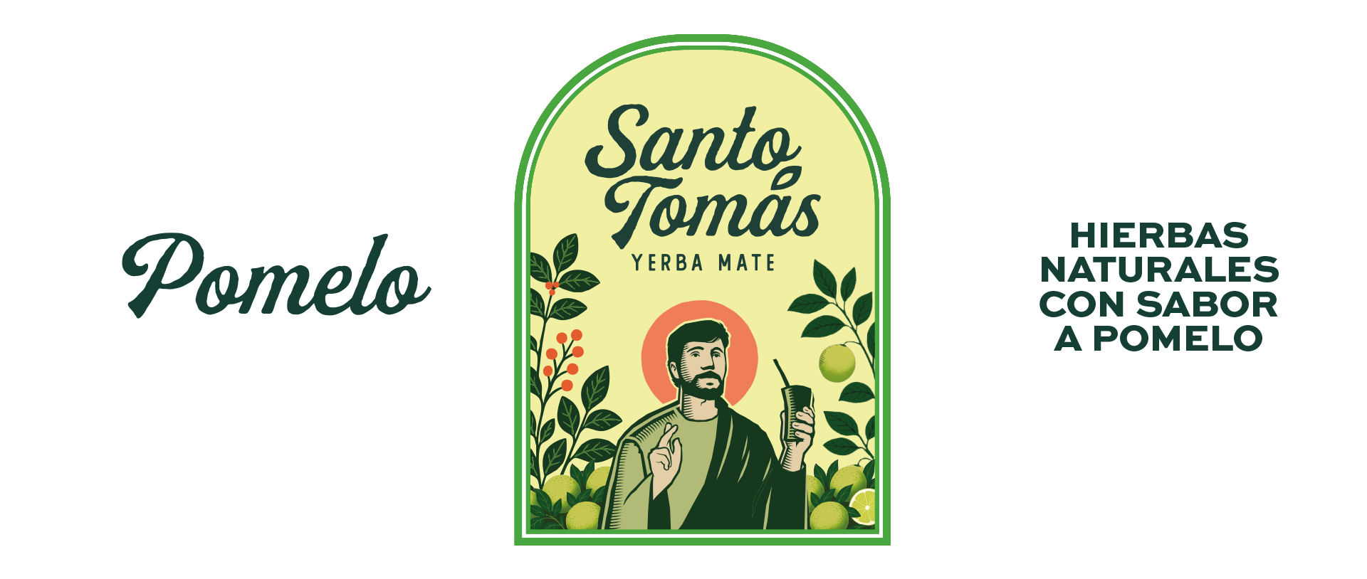 Santo Tomás Pomelo, yerba mate compuesta con sabor pomelo